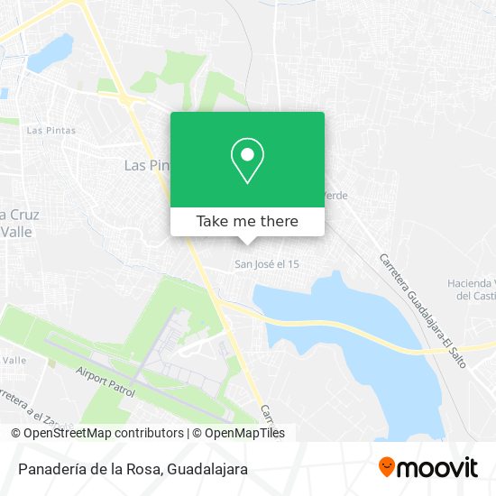 Mapa de Panadería de la Rosa