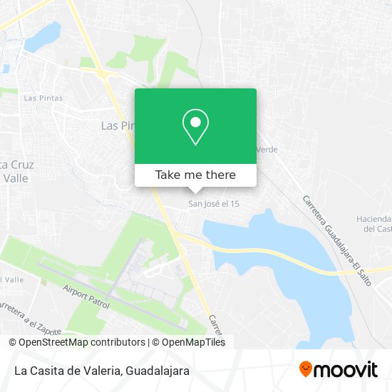 Mapa de La Casita de Valeria