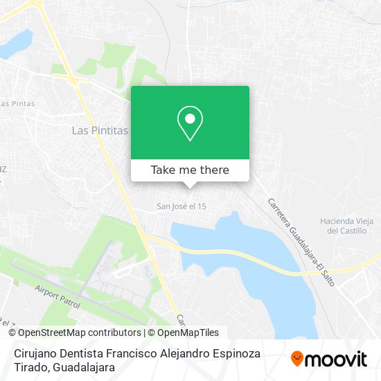 Cirujano Dentista Francisco Alejandro Espinoza Tirado map