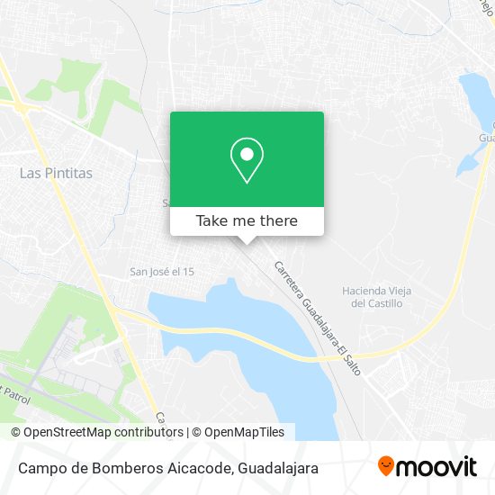 Campo de Bomberos Aicacode map