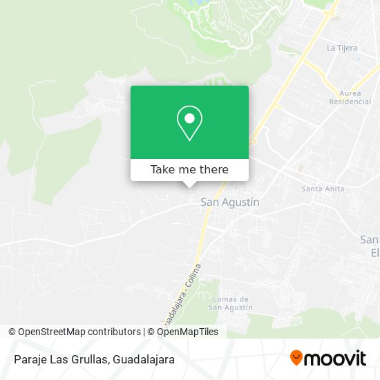 Mapa de Paraje Las Grullas