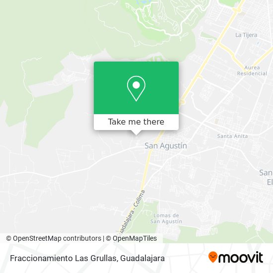 Mapa de Fraccionamiento Las Grullas
