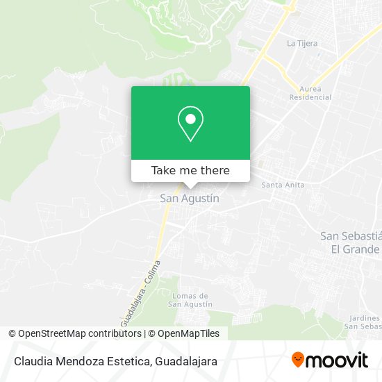 Claudia Mendoza Estetica map