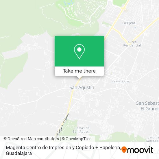 Magenta Centro de Impresión y Copiado + Papelería map