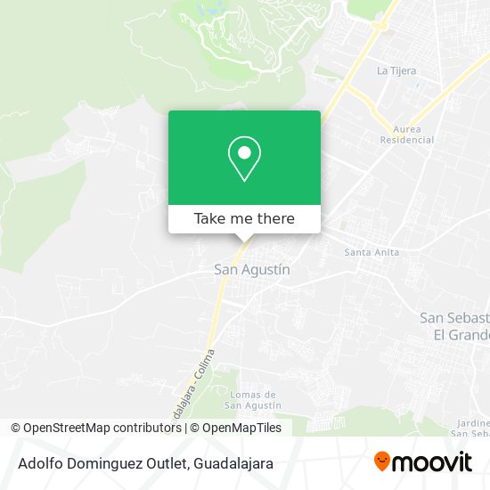 Adolfo Dominguez Outlet map