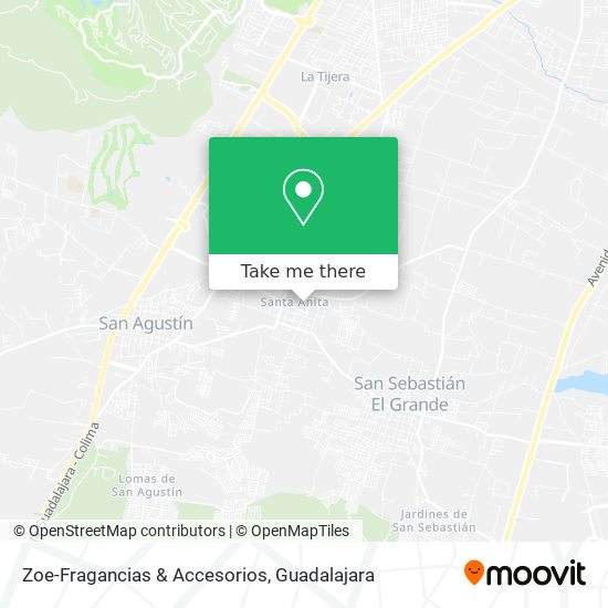 Zoe-Fragancias & Accesorios map