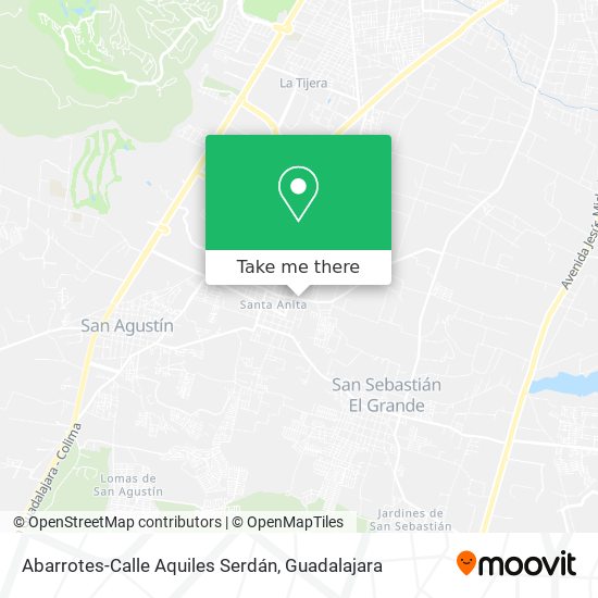 Abarrotes-Calle Aquiles Serdán map