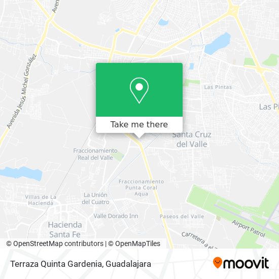 Mapa de Terraza Quinta Gardenia