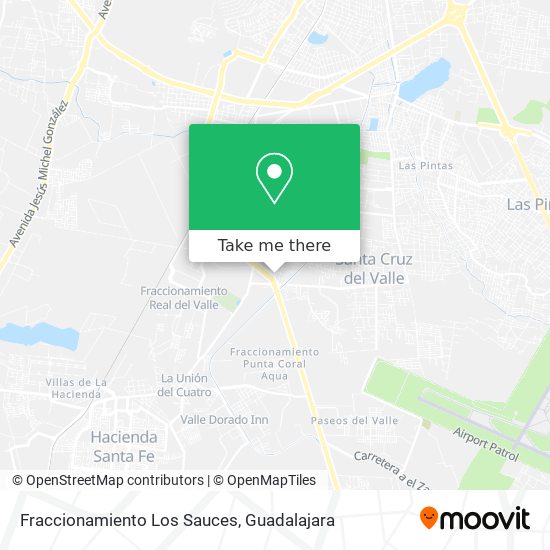 Mapa de Fraccionamiento Los Sauces