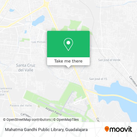 Mapa de Mahatma Gandhi Public Library