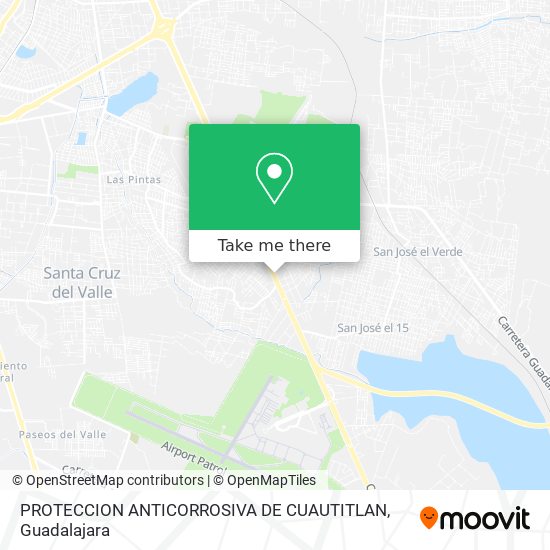 Mapa de PROTECCION ANTICORROSIVA DE CUAUTITLAN