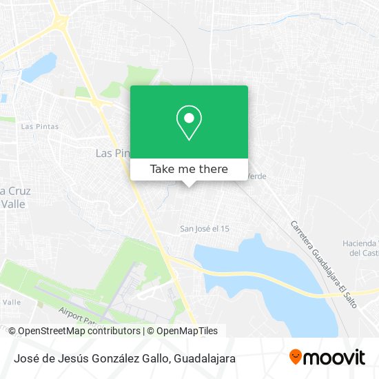 José de Jesús González Gallo map