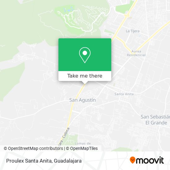Proulex Santa Anita map