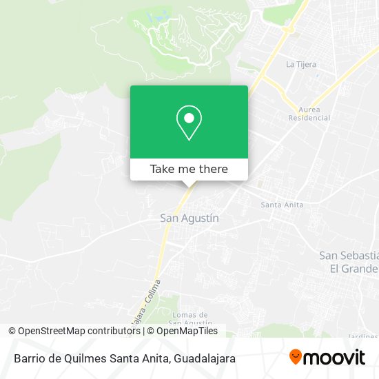 Mapa de Barrio de Quilmes Santa Anita