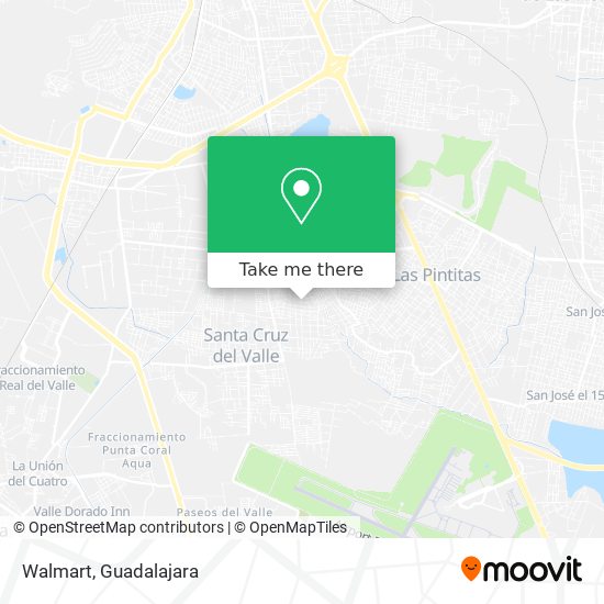 Mapa de Walmart