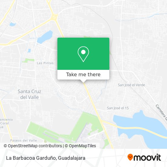 La Barbacoa Garduño map