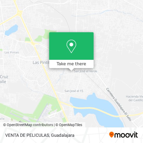 Mapa de VENTA DE PELICULAS