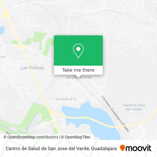 Centro de Salud de San Jose del Verde map