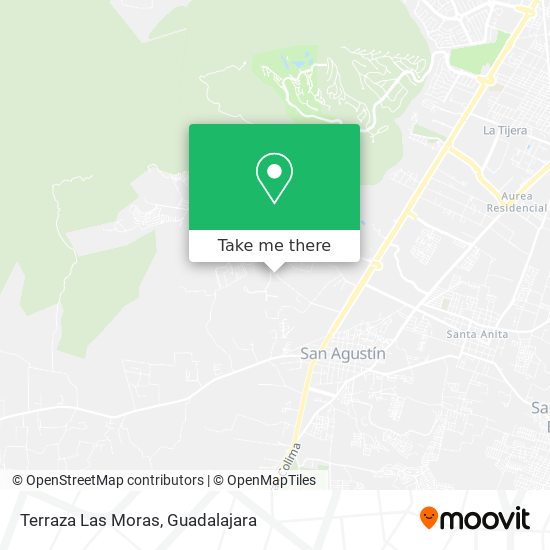 Terraza Las Moras map