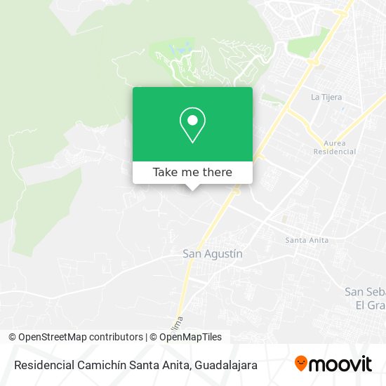 Residencial Camichín Santa Anita map