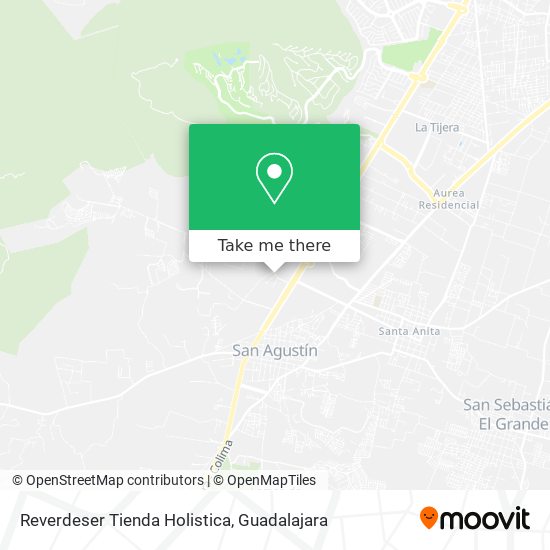 Mapa de Reverdeser Tienda Holistica