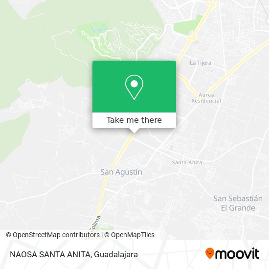 Mapa de NAOSA SANTA ANITA