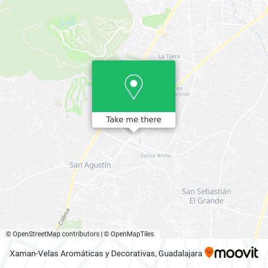 Xaman-Velas Aromáticas y Decorativas map