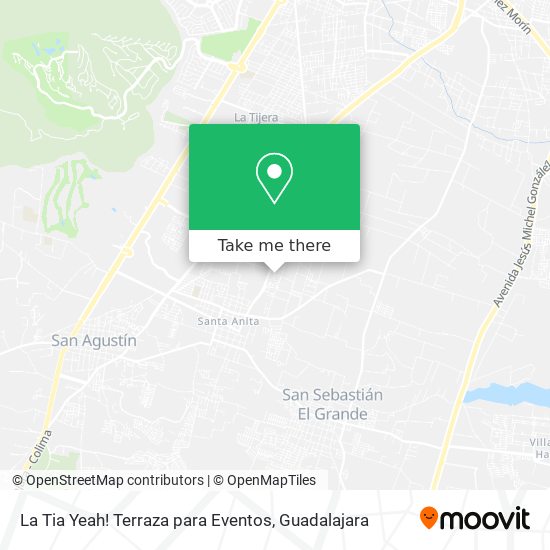 La Tia Yeah! Terraza para Eventos map