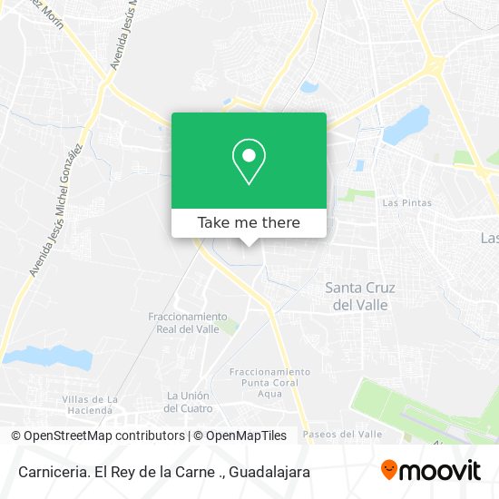 Mapa de Carniceria. El Rey de la Carne .