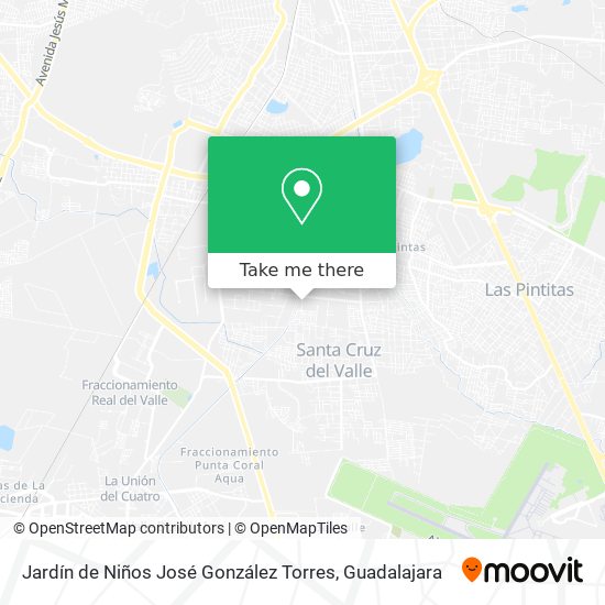 Jardín de Niños José González Torres map