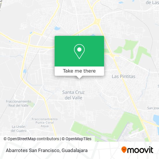 Abarrotes San Francisco map
