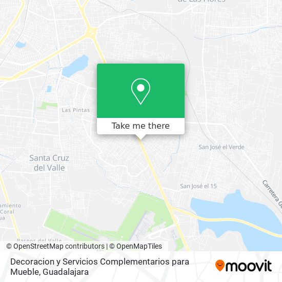 Mapa de Decoracion y Servicios Complementarios para Mueble