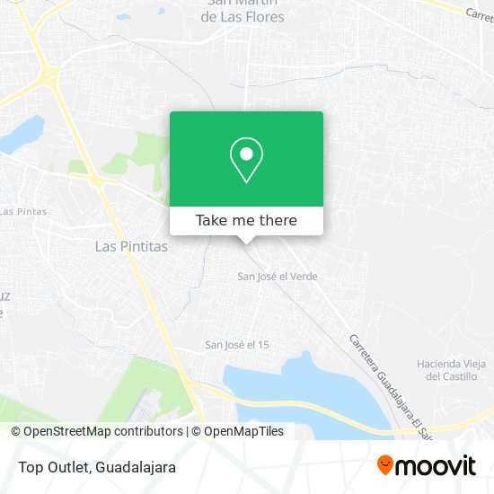 Mapa de Top Outlet