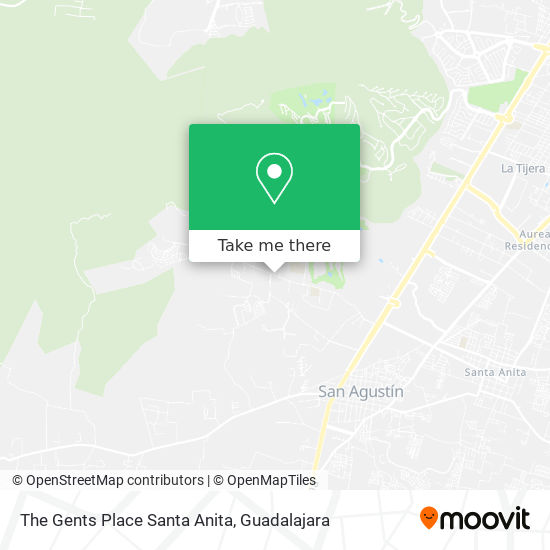 The Gents Place Santa Anita map