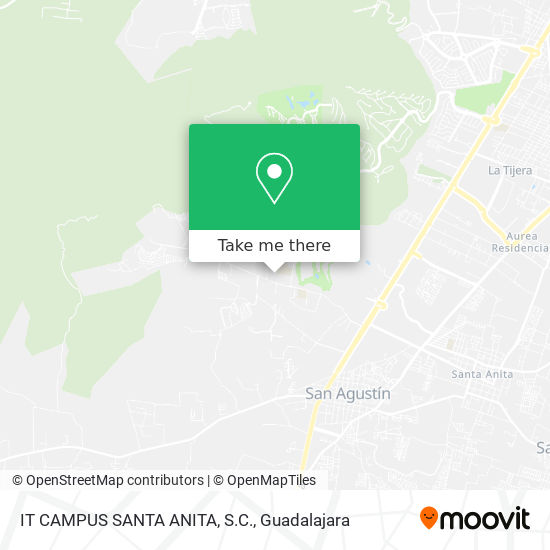 Mapa de IT CAMPUS SANTA ANITA, S.C.