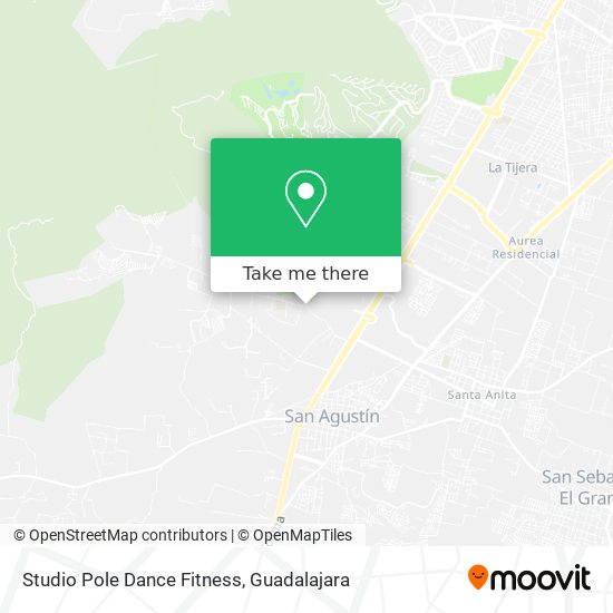 Mapa de Studio Pole Dance Fitness