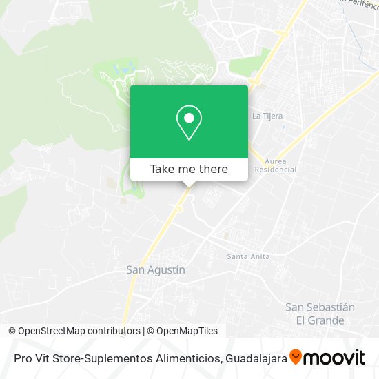 Mapa de Pro Vit Store-Suplementos Alimenticios