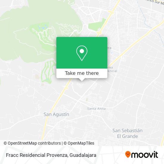 Fracc Residencial Provenza map
