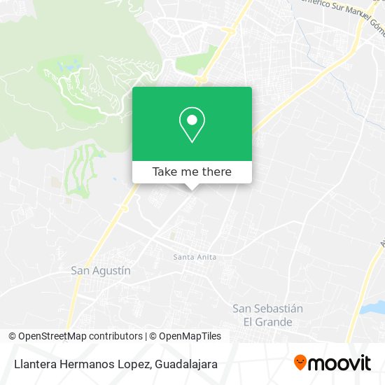 Llantera Hermanos Lopez map