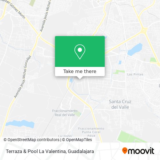 Terraza & Pool La Valentina map