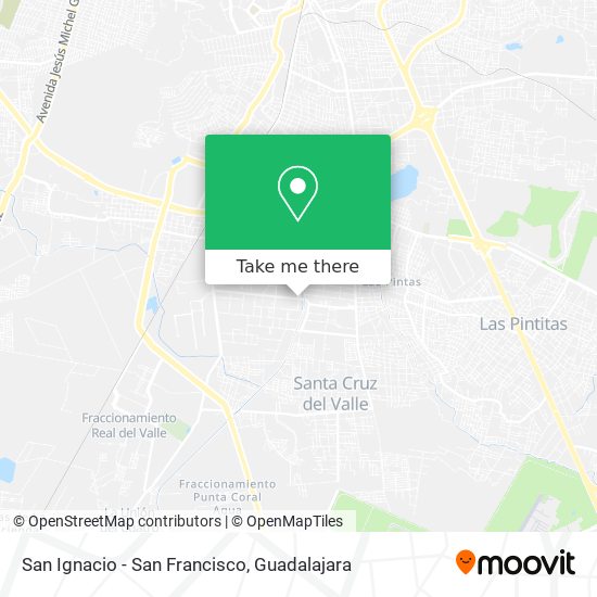 San Ignacio - San Francisco map
