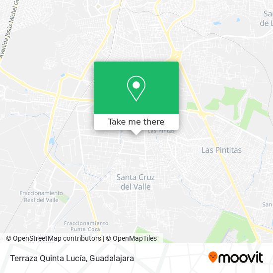Mapa de Terraza Quinta Lucía