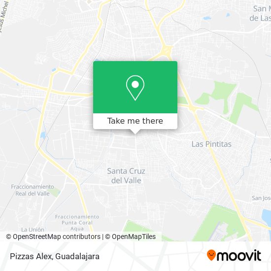 Mapa de Pizzas Alex
