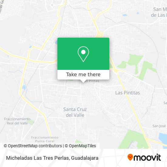 Mapa de Micheladas Las Tres Perlas