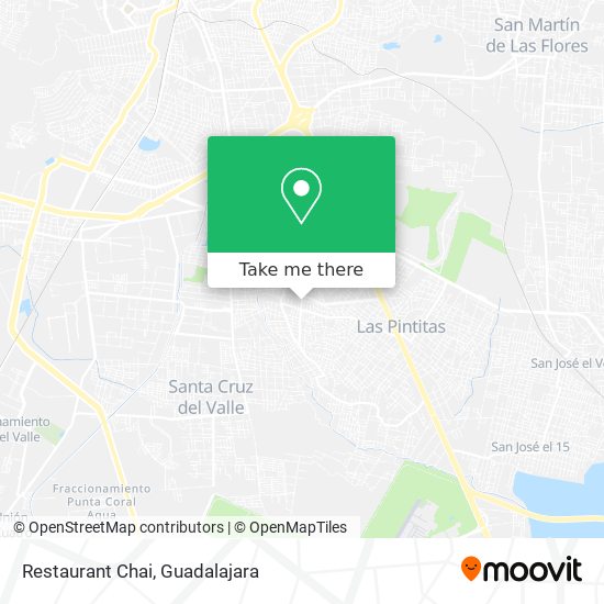 Mapa de Restaurant Chai