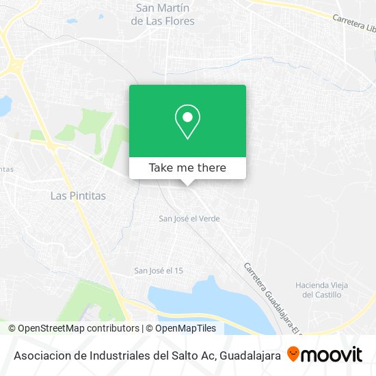 Asociacion de Industriales del Salto Ac map