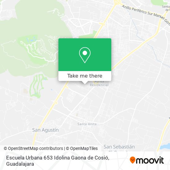 Escuela Urbana 653 Idolina Gaona de Cosió map