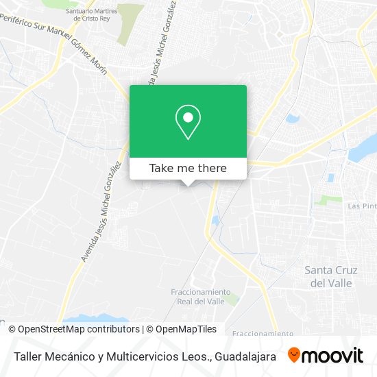 Mapa de Taller Mecánico y Multicervicios Leos.