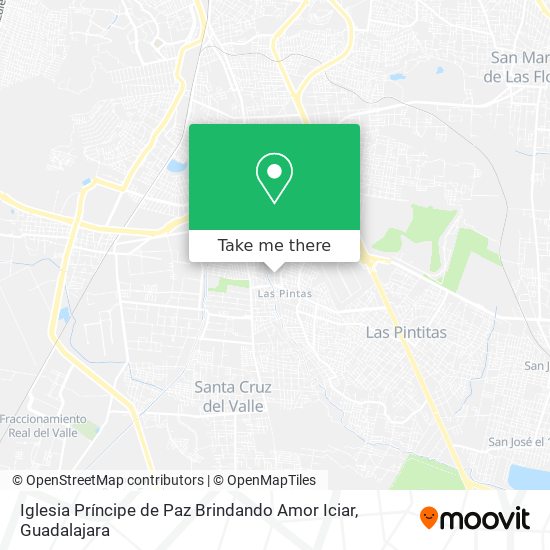 Iglesia Príncipe de Paz Brindando Amor Iciar map