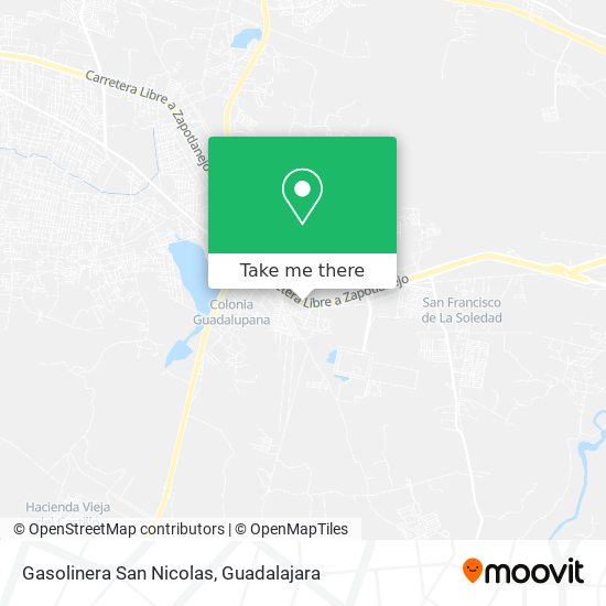 Gasolinera San Nicolas map